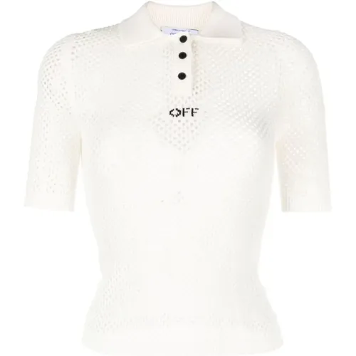 Off - Tops > Polo Shirts - - Off White - Modalova