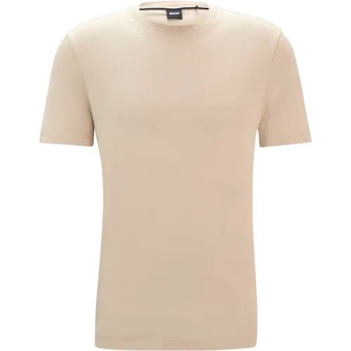 Boss - Tops > T-Shirts - Beige - Boss - Modalova