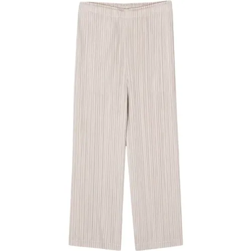 Trousers > Straight Trousers - - Issey Miyake - Modalova