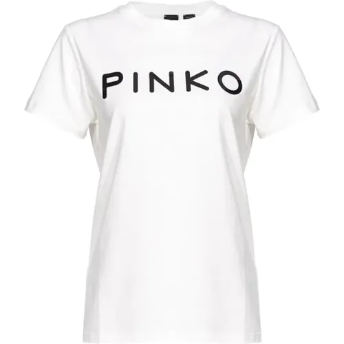 Pinko - Tops > T-Shirts - White - pinko - Modalova