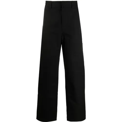 Trousers > Straight Trousers - - Off White - Modalova