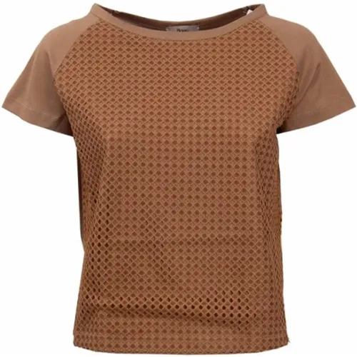 Herno - Tops > T-Shirts - Brown - Herno - Modalova