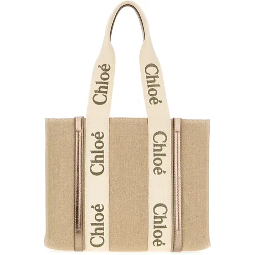 Chloé - Bags > Tote Bags - Beige - Chloé - Modalova