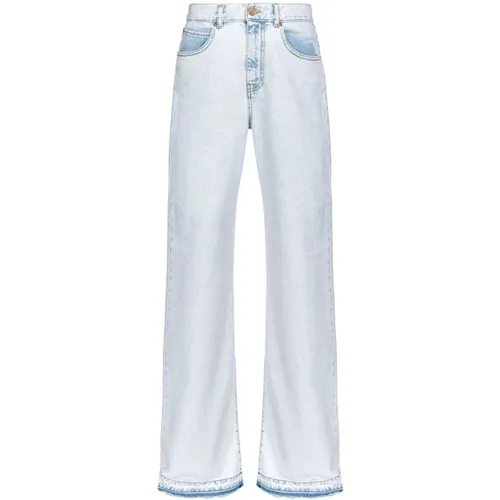 Pinko - Jeans > Wide Jeans - Blue - pinko - Modalova