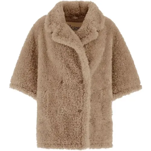 Jackets > Faux Fur & Shearling Jackets - - Herno - Modalova