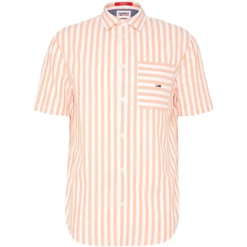 Shirts > Short Sleeve Shirts - - Tommy Jeans - Modalova