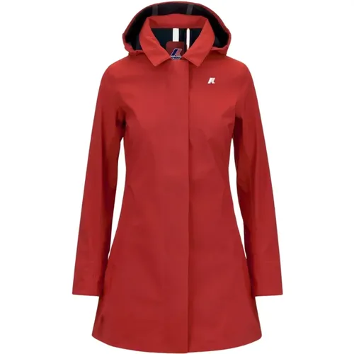 K-Way - Coats > Parkas - Red - K-way - Modalova