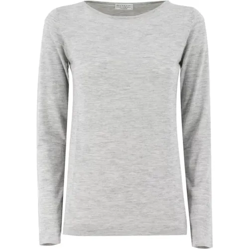 Tops > Long Sleeve Tops - - BRUNELLO CUCINELLI - Modalova