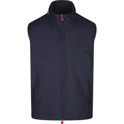 Kiton - Jackets > Vests - Blue - Kiton - Modalova