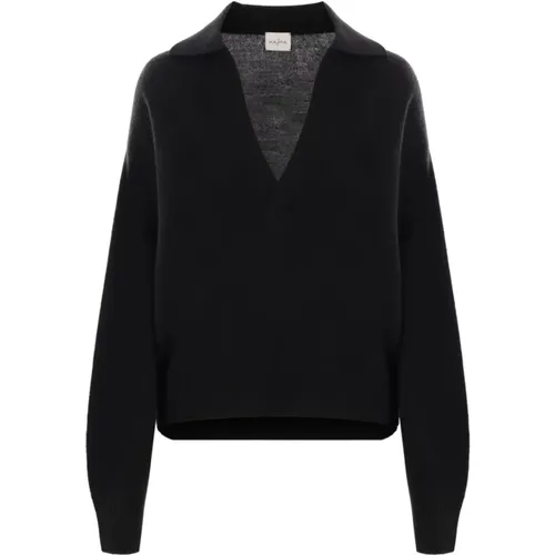 Knitwear > V-neck Knitwear - - Le Kasha - Modalova