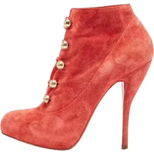 Pre-owned > Pre-owned Shoes > Pre-owned Boots - - Christian Louboutin Pre-owned - Modalova