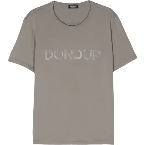 Dondup - Tops > T-Shirts - Gray - Dondup - Modalova