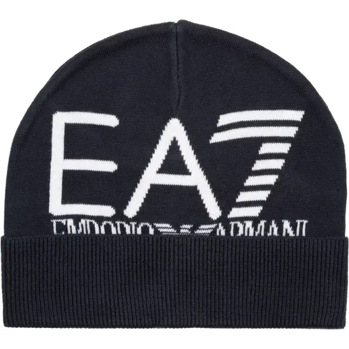 Accessories > Hats > Beanies - - Emporio Armani EA7 - Modalova