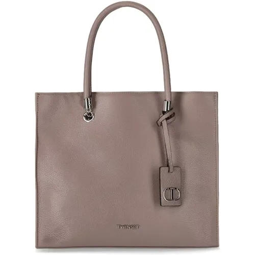 Twinset - Bags > Handbags - Beige - Twinset - Modalova