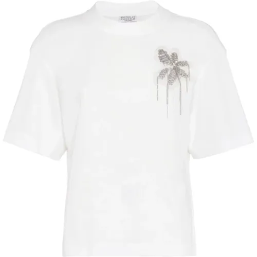 Tops > T-Shirts - - BRUNELLO CUCINELLI - Modalova