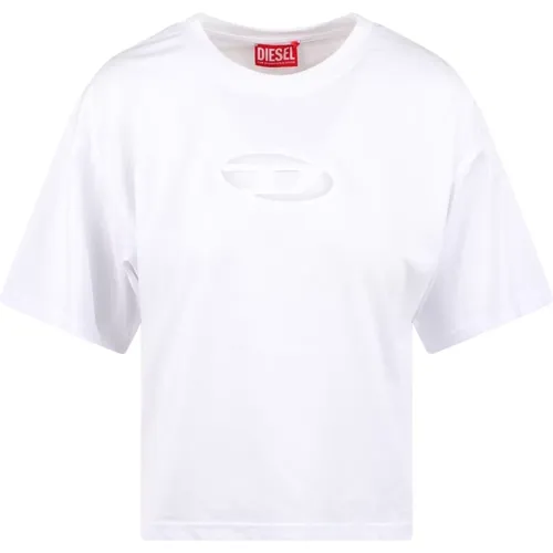 Diesel - Tops > T-Shirts - White - Diesel - Modalova