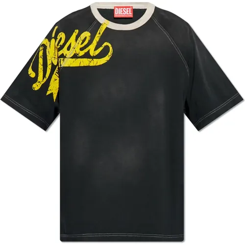 Diesel - Tops > T-Shirts - Black - Diesel - Modalova