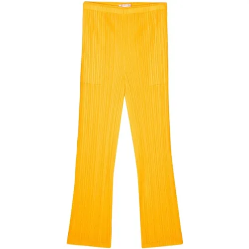 Trousers > Straight Trousers - - Issey Miyake - Modalova