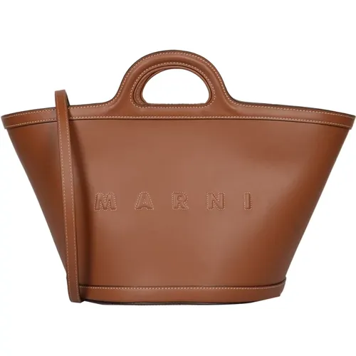 Marni - Bags > Handbags - Brown - Marni - Modalova