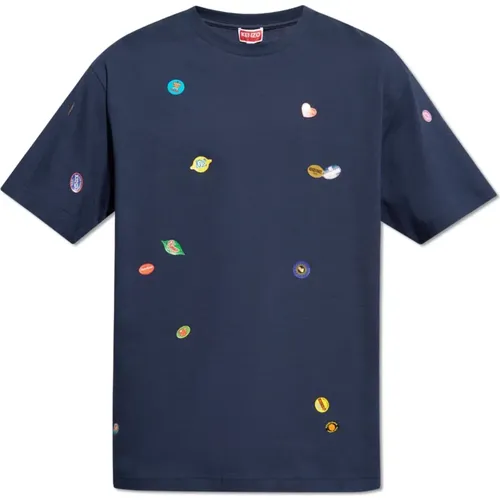 Kenzo - Tops > T-Shirts - Blue - Kenzo - Modalova