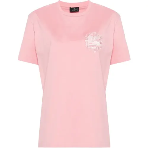 Etro - Tops > T-Shirts - Pink - ETRO - Modalova