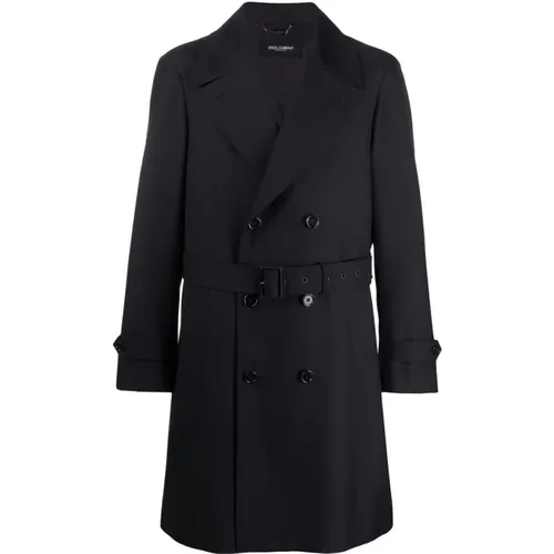 Coats > Belted Coats - - Dolce & Gabbana - Modalova