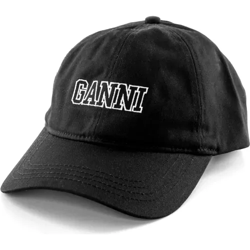 Accessories > Hats > Caps - - Ganni - Modalova