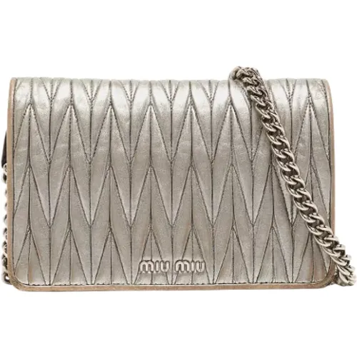 Pre-owned > Pre-owned Bags > Pre-owned Cross Body Bags - - Miu Miu Pre-owned - Modalova