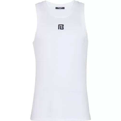 Tops > Sleeveless Tops - - Balmain - Modalova