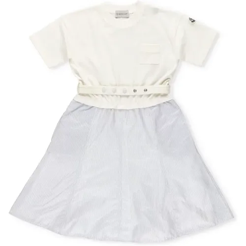 Moncler - Kids > Dresses - White - Moncler - Modalova