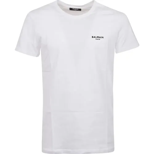 Balmain - Tops > T-Shirts - White - Balmain - Modalova