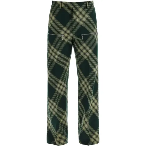 Trousers > Straight Trousers - - Burberry - Modalova