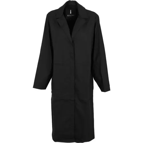 Coats > Single-Breasted Coats - - Rains - Modalova