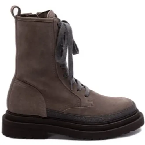 Shoes > Boots > Lace-up Boots - - BRUNELLO CUCINELLI - Modalova