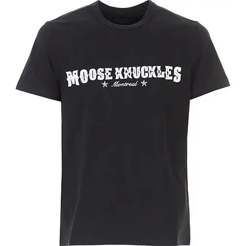 Tops > T-Shirts - - Moose Knuckles - Modalova