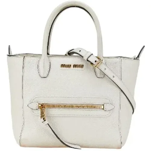 Pre-owned > Pre-owned Bags > Pre-owned Tote Bags - - Miu Miu Pre-owned - Modalova