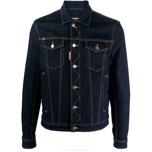 Jackets > Denim Jackets - - Dsquared2 - Modalova