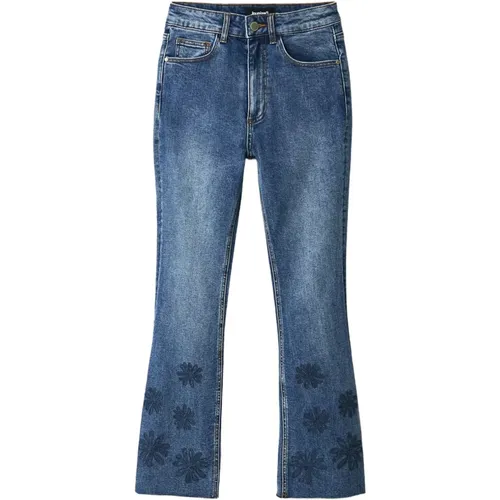 Jeans > Cropped Jeans - - Desigual - Modalova