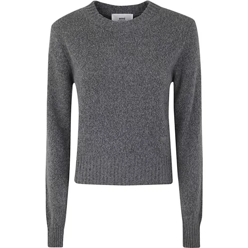 Knitwear > Round-neck Knitwear - - Ami Paris - Modalova