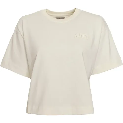 Autry - Tops > T-Shirts - Beige - Autry - Modalova