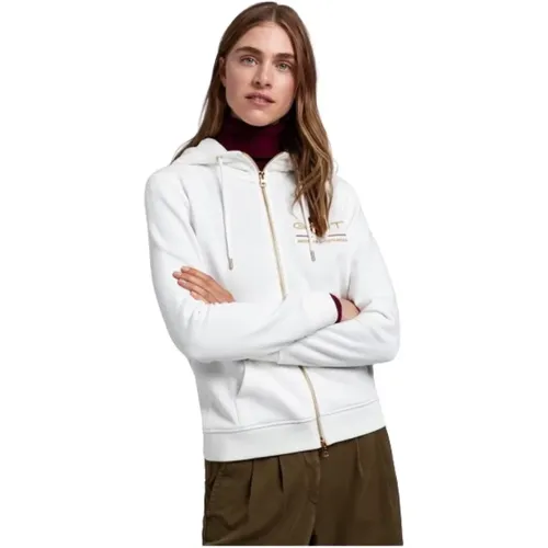 Sweatshirts & Hoodies > Zip-throughs - - Gant - Modalova