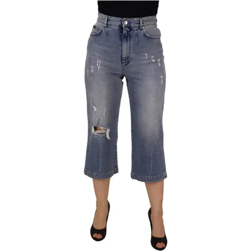 Jeans > Cropped Jeans - - Dolce & Gabbana - Modalova