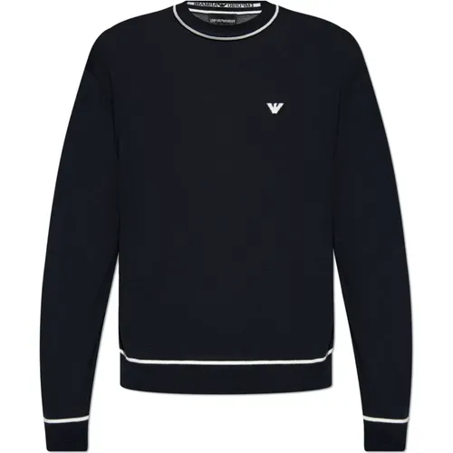 Knitwear > Round-neck Knitwear - - Emporio Armani - Modalova