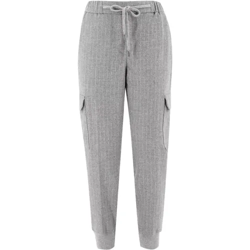 Trousers > Sweatpants - - PESERICO - Modalova