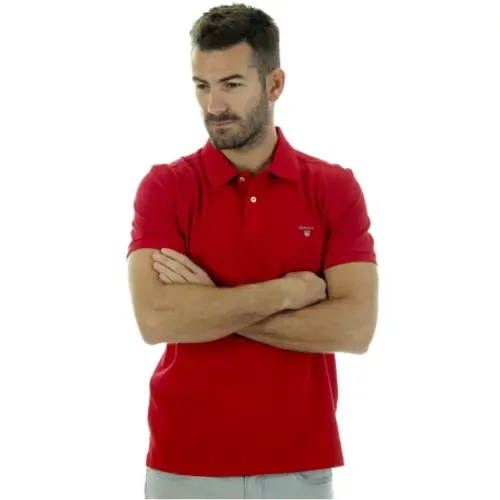 Gant - Tops > Polo Shirts - Red - Gant - Modalova