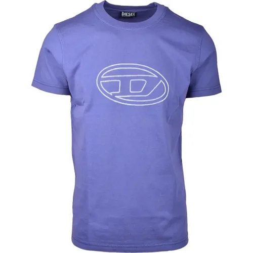 Diesel - Tops > T-Shirts - Purple - Diesel - Modalova