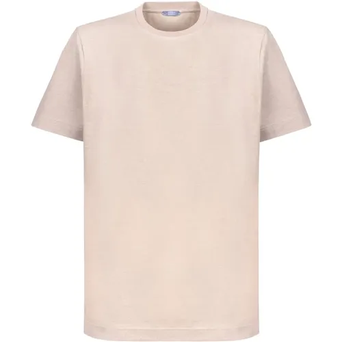 Zanone - Tops > T-Shirts - Pink - Zanone - Modalova