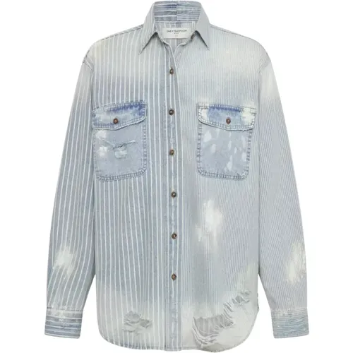 Blouses & Shirts > Denim Shirts - - One Teaspoon - Modalova