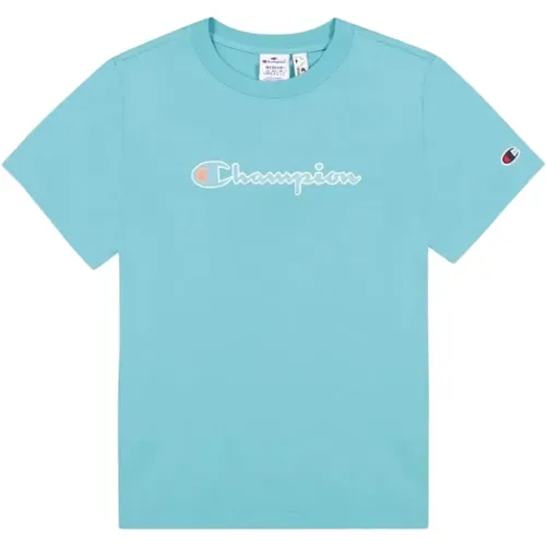 Champion - Tops > T-Shirts - Blue - Champion - Modalova