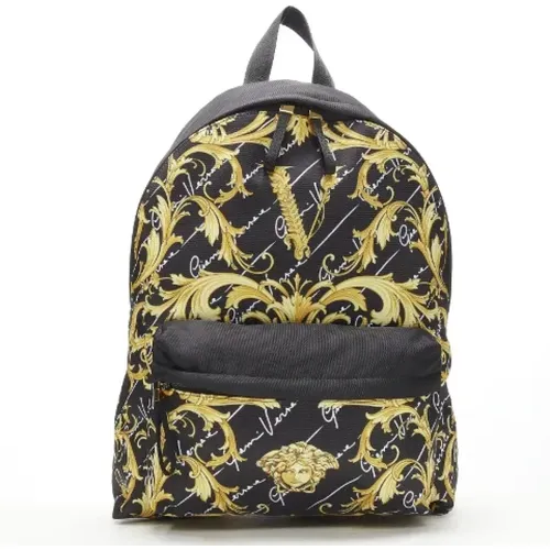 Pre-owned > Pre-owned Bags > Pre-owned Backpacks - - Versace Pre-owned - Modalova